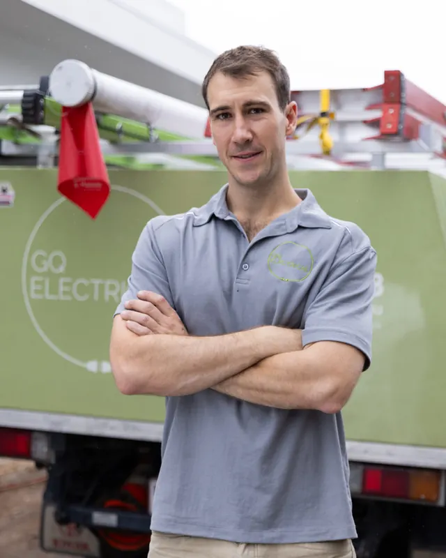 Gus Quatermass of GQ Electrical, a Ranknv client