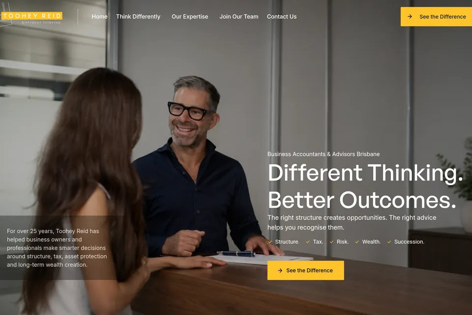 The Toohey Reid homepage
